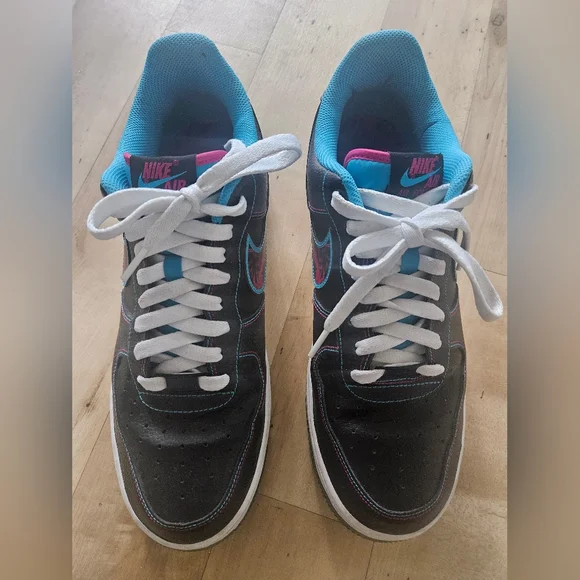 Nike Air Force 1s Miami Nights Shoes Men’s Sz 10.5 - Picture 12 of 13